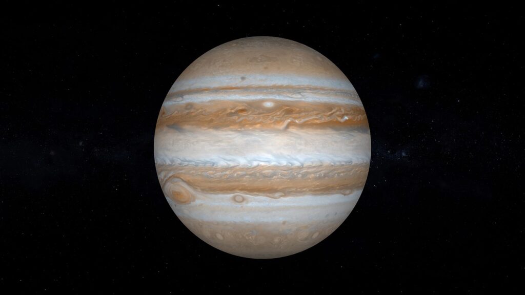 Colores de júpiter, el quinto planeta del sistema solar