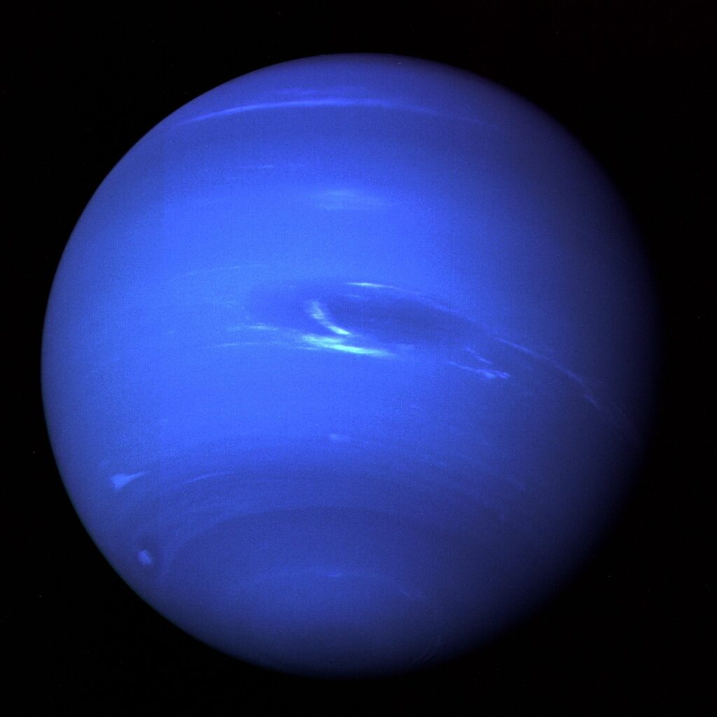 Clores del planeta neptuno, octavo y último del Sistema Solar