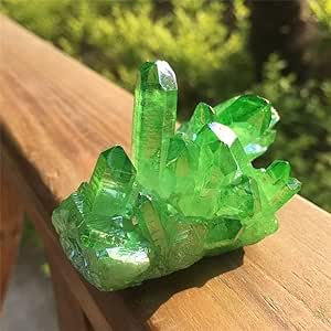 cristales de cuarzo verde